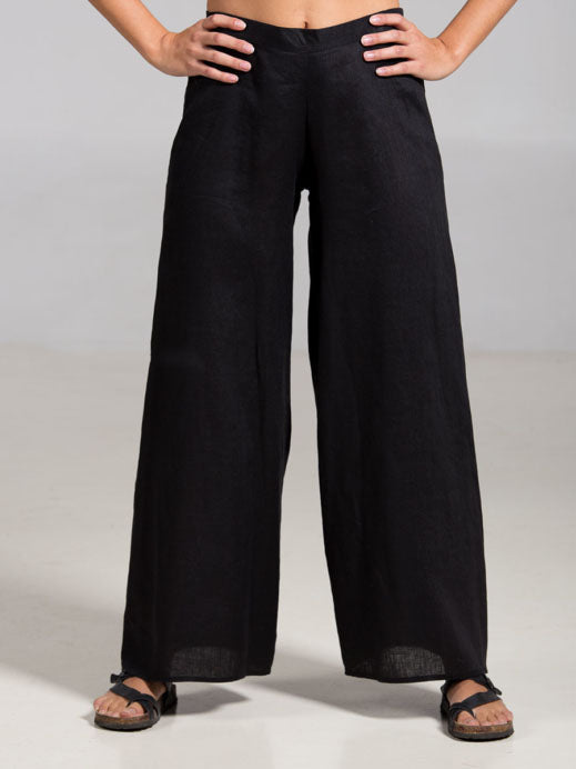 Solid Color Loose Wide Leg Pants